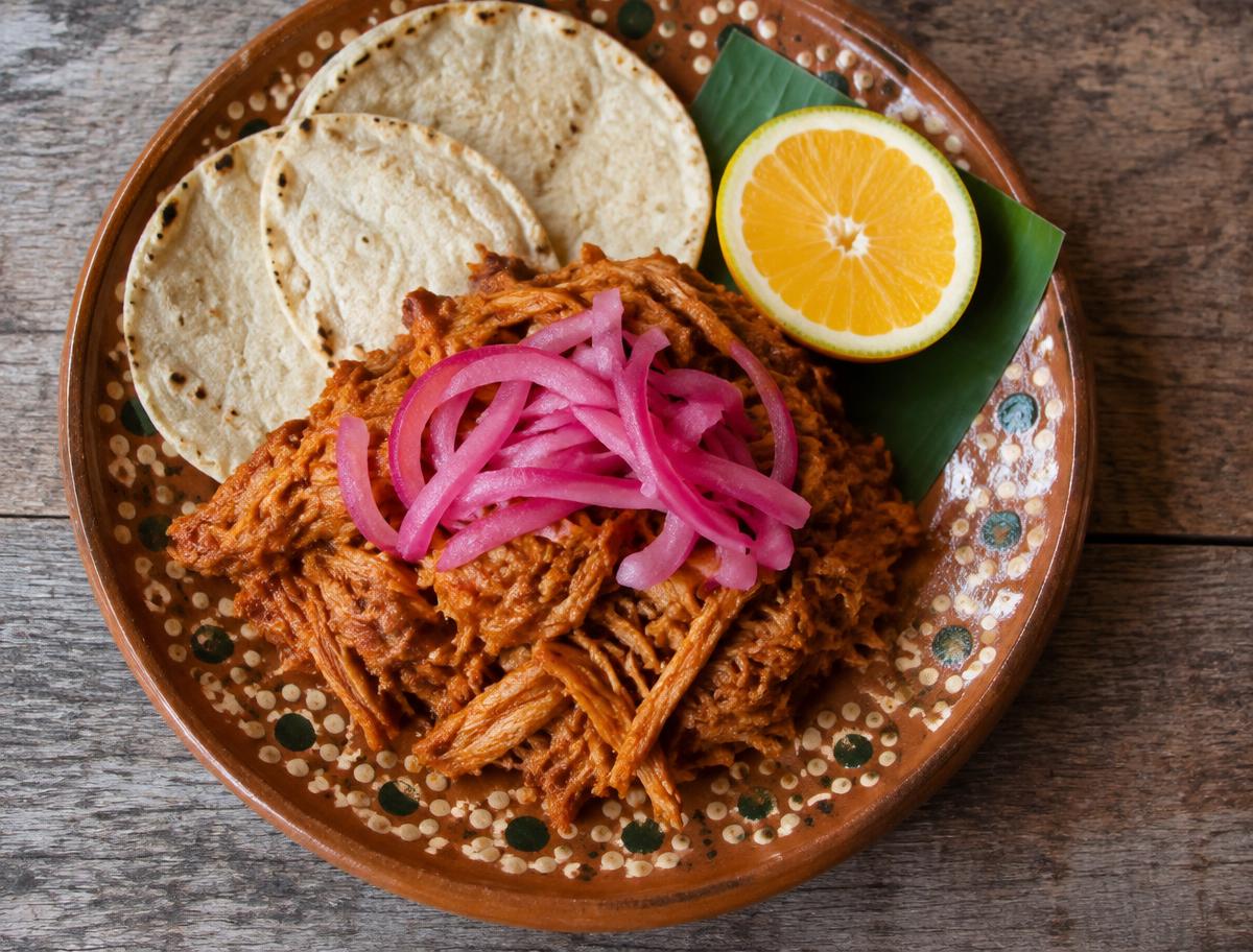 Cochinita al horno de leña — Yerbabuena del Sisal